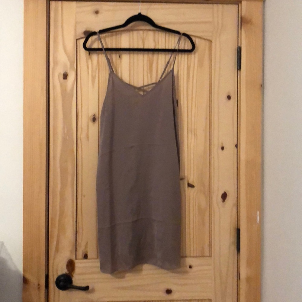 Mauve Slip Dress